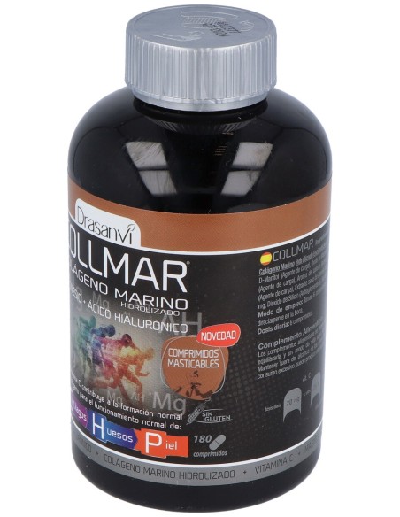 Drasanvi Collmar Colageno Marino Masticable Con Sabor Galleta 180Comp