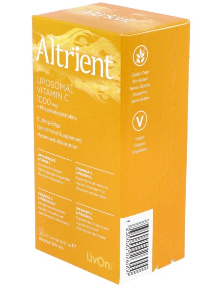 Altrient Vitamina C Liposomal 30Sbrs.
