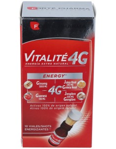 Forte Pharma Vitalite 4G Energy 10 Viales
