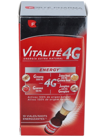 Forte Pharma Vitalite 4G Energy 10 Viales