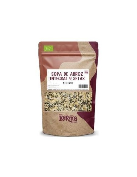 Sopa De Arroz Integral Y Setas 150Gr. Eco Vegan