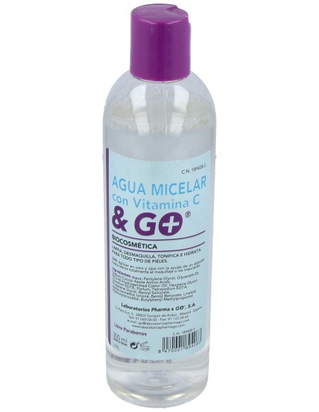 & Go Agua Micelar Vit C  300 Ml
