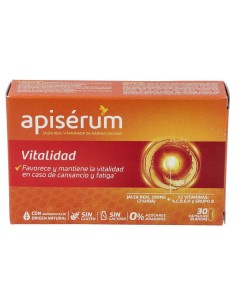 Apiserum Vitalidad 30 Caps Blandas