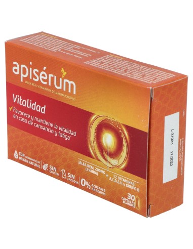 Apiserum Vitalidad 30 Caps Blandas