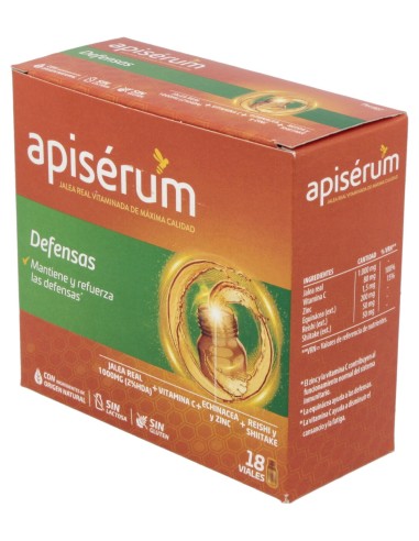 Apiserum Defensas 18 Viales Bebibles