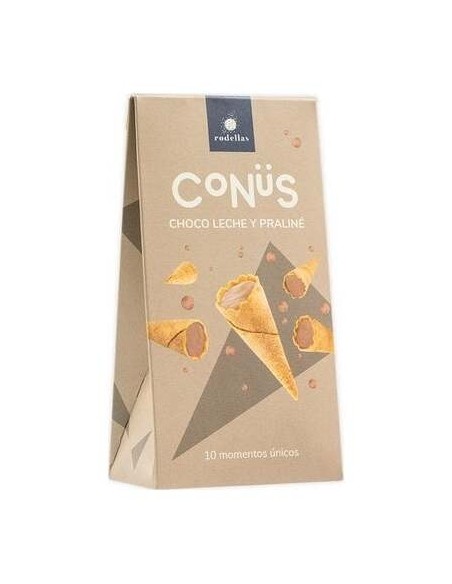 Conus Chocolate Leche Y Praline 10Udsx70Gr. Bio