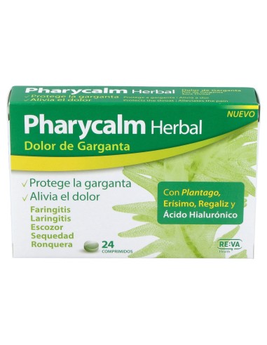 Pharycalm Herbal Plantaga Erysimum Regaliz 24...
