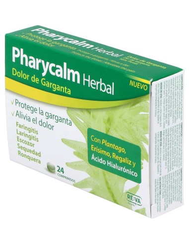 Pharycalm Herbal Plantaga Erysimum Regaliz 24...