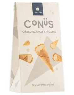 Conus Chocolate Blanco Y Praline 10Udsx70Gr. Bio