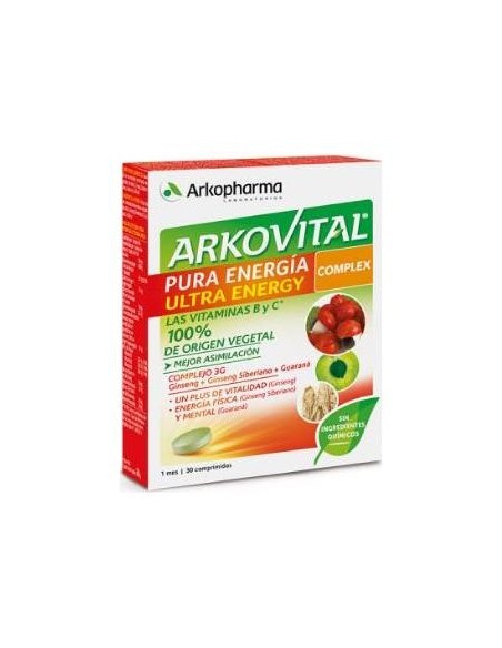 Arkovital® Pura Energía Ultra Energy 30Comp