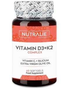 Nutralie Vitamin D3+K2 Complex 60Caps