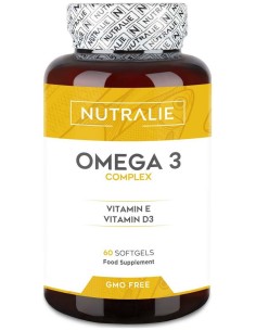 Nutralie Omega 3 Vitamina E Y D3 60Caps