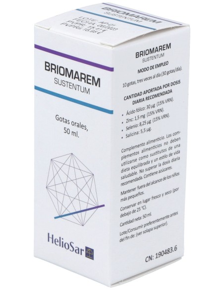 Heliosar Briomarem Sustentum Gotas Oral 50Ml