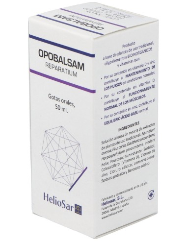 Heliosar Opobalsam Reparatium Gotas 50Ml