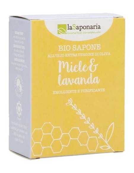 La Saponaria Jabon En Pastilla Miel Y Lavanda 100G