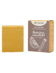 La Saponaria Jabón En Pastilla Naranja Y Canela 100G