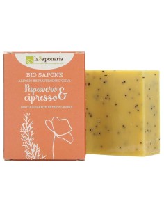 La Saponaria Jabon En Pastilla Amapola Y Cipres 100G