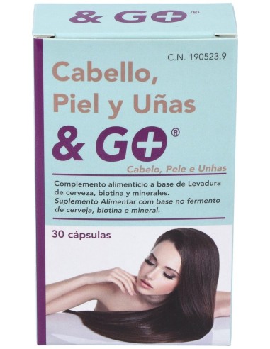 & Go Cabello Piel Uñas 30Caps
