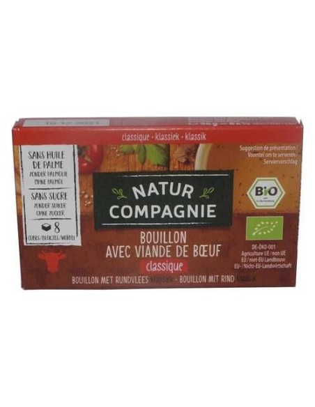 Natur Compagnie Caldo De Ternera Bio 12X8G