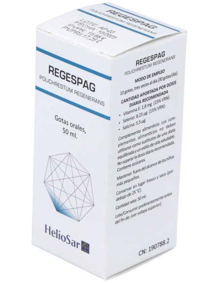 Heliosar Regespag Polichrestum 50Ml