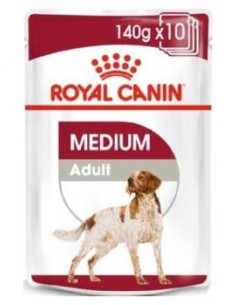 Royal Canine Adult Medium Pouch Caja 10X140Gr.