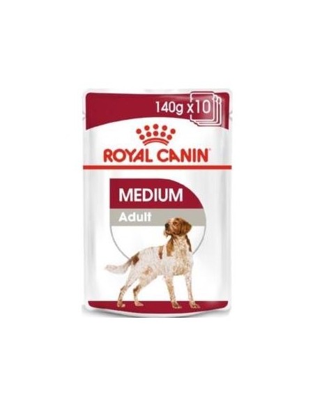 Royal Canine Adult Medium Pouch Caja 10X140Gr.