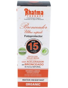 Rhatma Bronceador Solar Ultra Rapido Spf15 200 Ml