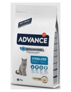 Advance Feline Adult Sterilized Pavo 3Kg.