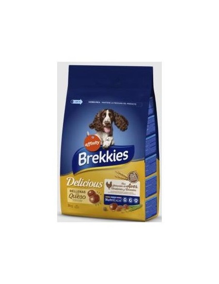 Brekkies Excel Delicious Aves Verduras 3Kg.
