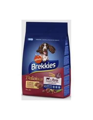 Brekkies Excel Tender & Delicious Buey 3Kg.