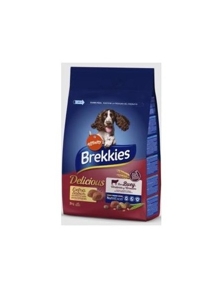 Brekkies Excel Tender & Delicious Buey 3Kg.