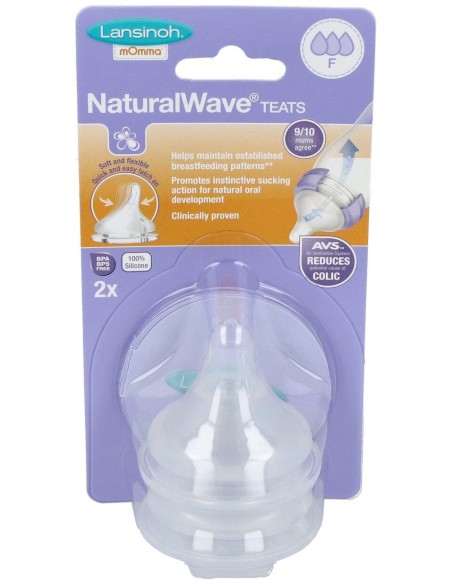 Lansinoh Tetinas Naturalwave De Flujo Rápido (2 Uds)