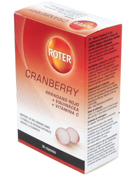 Roter Cranberry 30 Capsulas