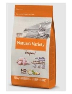 Nature´S Variety Feline Adult Steril Pavo 1,25Kg.