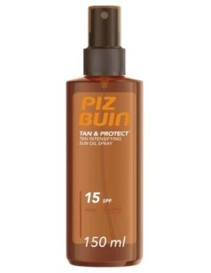 Piz Buin Tan &Amp Protect Spray Spf15 Aceite Solar 150Ml