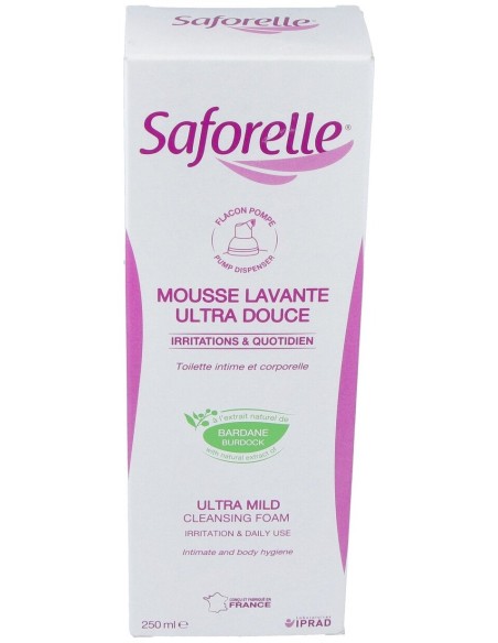 Saforelle Espuma Limpiadora Ultrasuave 250Ml.