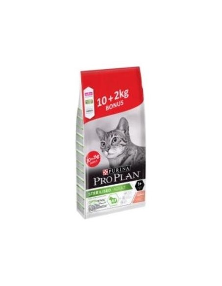 Pro Plan Feline Esterilizado Salmon 10Kg. + 2Kg.