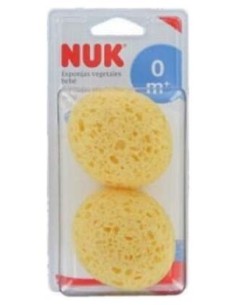 Esponja Vegetal Bebe 100 % 2Uds