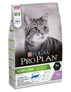 Pro Plan Feline Adult Sterilised +7 Pavo 3Kg.