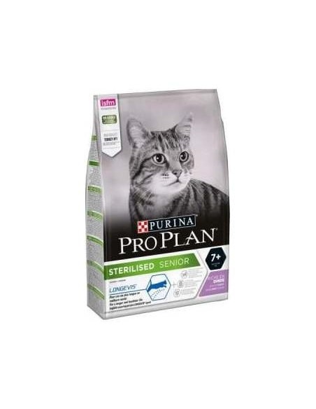 Pro Plan Feline Adult Sterilised +7 Pavo 3Kg.