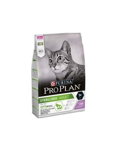 Pro Plan Feline Adult Sterilised Pavo 3Kg.