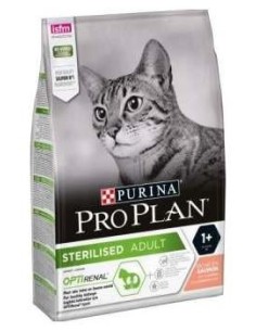 Pro Plan Feline Adult Sterilised Salmon 3Kg.