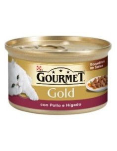 Gourmet Gold Bocaditos Salsa Pollo Higado 24X85Gr.