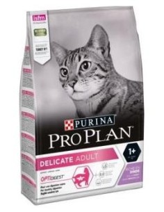 Pro Plan Feline Delicate Optidiges Pavo 3Kg.