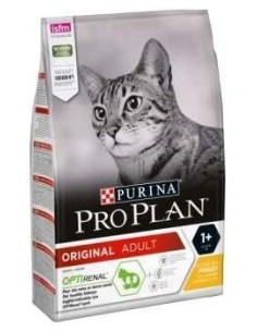 Pro Plan Feline Adult Optirenal Pollo 3Kg.
