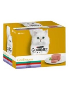 Gourmet Gold Mousse Ternera Caja 24X85Gr Multipack