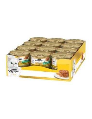 Gourmet Gold Tartallette Pollo Zanahoria 24X85Gr.