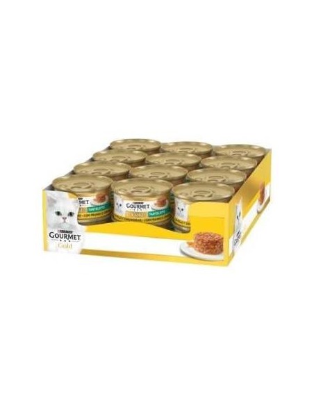 Gourmet Gold Tartallette Pollo Zanahoria 24X85Gr.