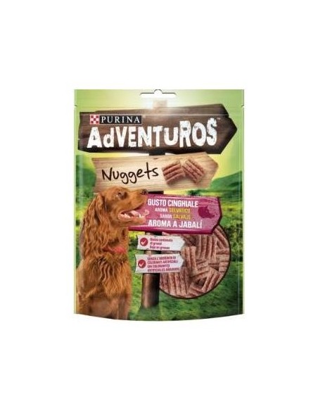 Adventuros Canine Nuggets Jabali Salvaje 6X90Gr.