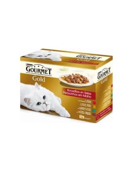 Gourmet Gold Bocaditos Salsa Surtido Caja 12X85Gr.